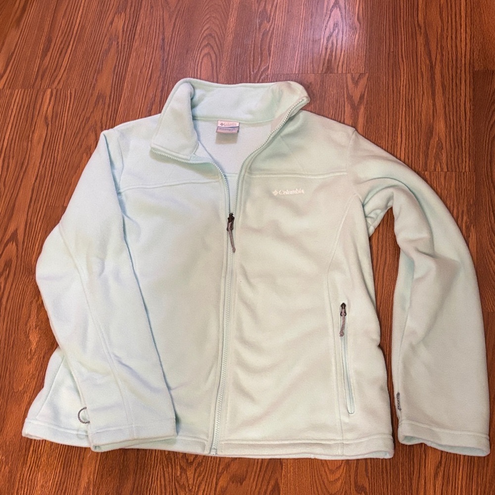 Columbia Mint Green Fleece Jacket